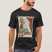 Matthew van Lindisfarne Medieval Manuscript T-shirt (Voorkant)