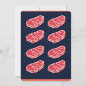 Matthew's 60ste verjaardag BBQ Uitnodigingen (Achterkant)