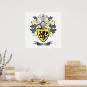 Matthews Family Crest Coat of Arms Poster (Keuken)