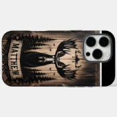 Matthew's Moose Forest-teken Case-Mate iPhone Case (Achterkant (horizontaal))