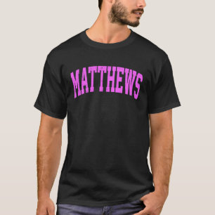 Matthews North Carolina NC Athletic Sports T-shirt