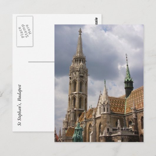 Matthias Church, Boedapest Briefkaart (Voorkant / Achterkant)