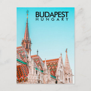 Matthias Church, Boedapest, Hongarije Briefkaart