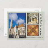 Matthias Church Briefkaart (Voorkant / Achterkant)