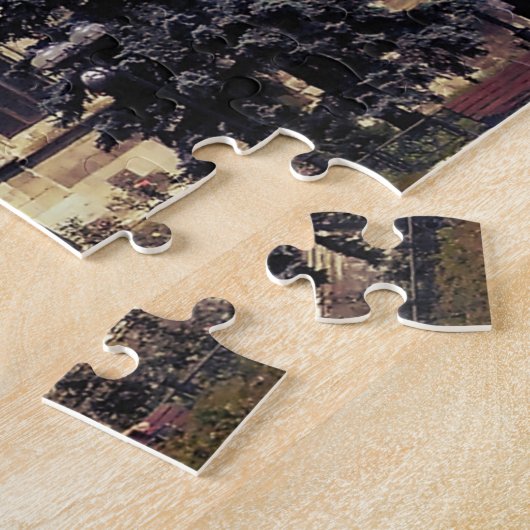 Matthias Corvinus Monument en St. Michael Church Legpuzzel (Zijkant)