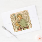 Matthias de apostel (RLS 11) Vierkante Sticker (Envelop)