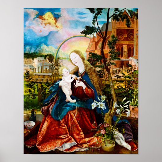 Matthias Grunewald: De Stuppach Madonna Poster (Voorkant)
