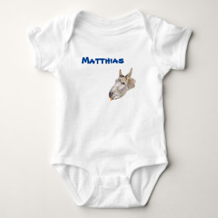 Matthias Naam Met Een Ezel, Baby Body Romper