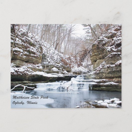 Matthiessen Illinois State Park Briefkaart (Voorkant)