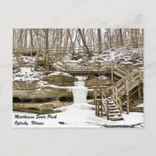 Matthiessen Illinois State Park Briefkaart