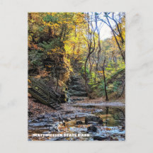 Matthiessen State Park, Utica Illinois Briefkaart