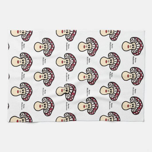 "Mattie Mushroom", keukenhanddoeken (Horizontaal)