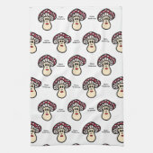 "Mattie Mushroom", keukenhanddoeken (Verticaal)