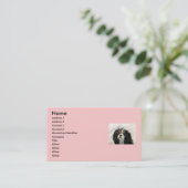 Mattie the King Charles Cavalier Visitekaartje (Staand voorkant)