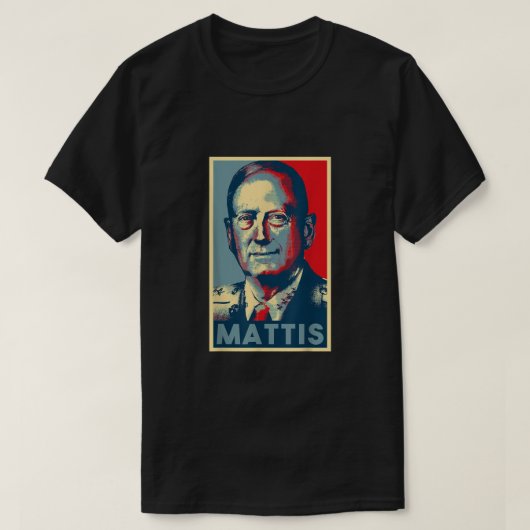 Mattis voor President 2020 General Mad Dog Mattis  T-shirt (Design voorkant)