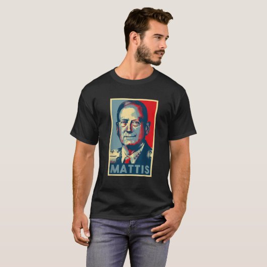 Mattis voor President 2020 General Mad Dog Mattis  T-shirt (Voorkant volledig)