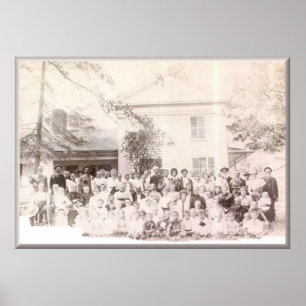 Mattison Reunion 1908 Gains, PA Poster