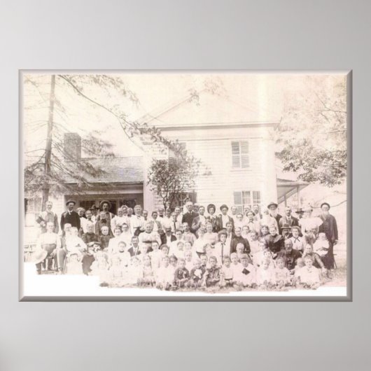 Mattison Reunion 1908 Gains, PA Poster (Voorkant)