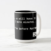 MattMathCoffeeMug Tweekleurige Koffiemok (Voorkant rechts)