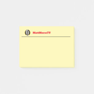 MattMorseTV Post It Notes (verschillende maten)