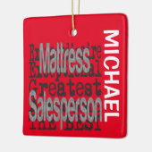 Mattress Salesperson Extraordinaire CUSTOM Keramisch Ornament (Links)