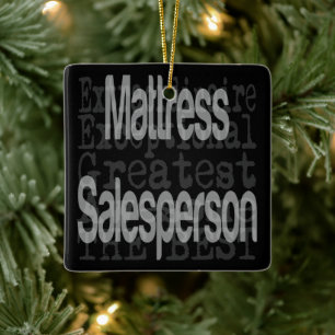 Mattress Salesperson Extraordinaire Keramisch Ornament