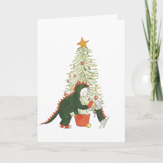 Matty en Ty kerstkaart Kaart (Voorkant)