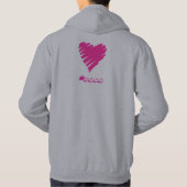 Matty houdt van Elizabeth! Hoodie (Achterkant)
