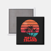 Matul Island Magneet (Voorkant / Achterkant)