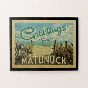 Matunuck Beach Vintage Travel Legpuzzel