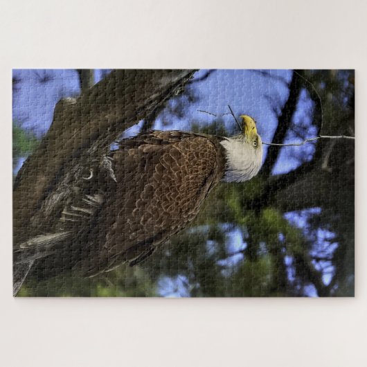 Mature Bald Eagle Jigsaw Puzzle Legpuzzel (Horizontaal)