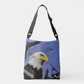 Mature Bald Eagle **Personaliseren* Crossbody Tas (Voorkant)