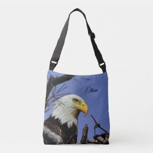 Mature Bald Eagle **Personaliseren* Crossbody Tas