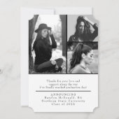 Mature & Elegan Afstuderen, Afstudiepunten Kaart (Achterkant)