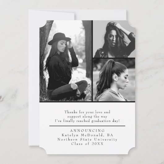 Mature & Elegan Afstuderen, Afstudiepunten Kaart (Achterkant)