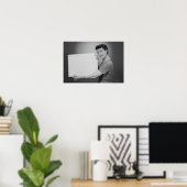 Mature Woman Poster (Thuiskantoor)