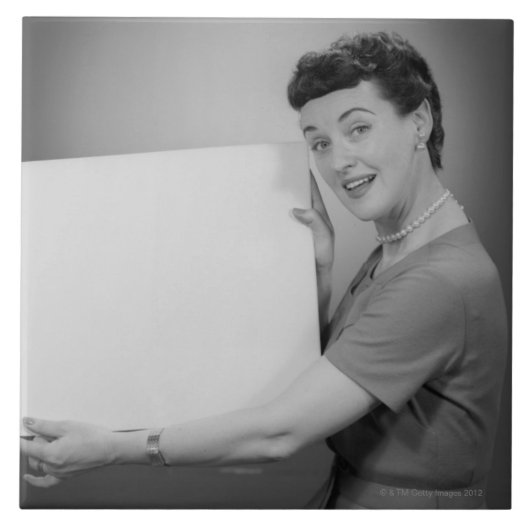 Mature Woman Tegeltje (Voorkant)