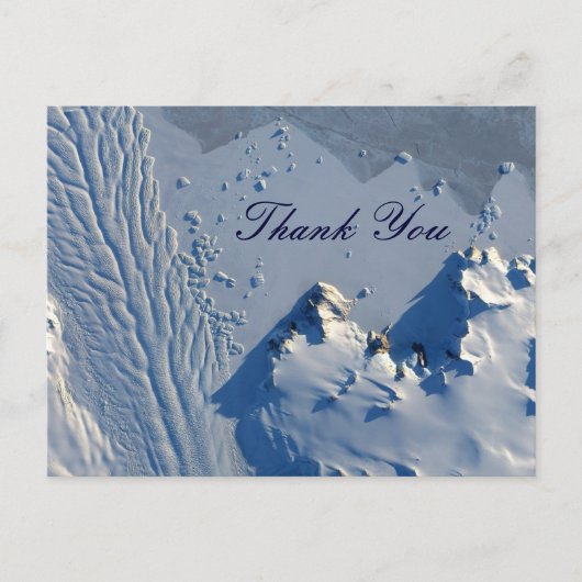 Matusevich Gletsjer, Antarctica Dank U Kaart (Voorkant)