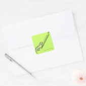Matwerk vierkante Sticker (Envelop)