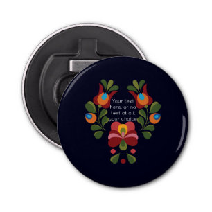 Matyo Flower Arrangement Magnet Button Flesopener