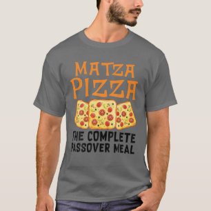 Matza Pizza de volledige Passover Meal Joods sede T-shirt
