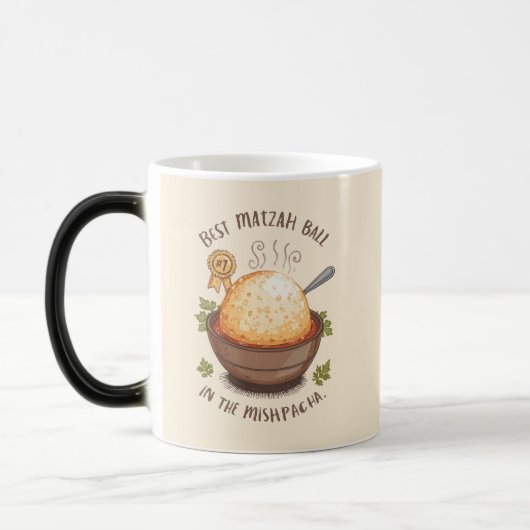 Matzah Ball Soep Liefhebber Magische Mok (Links)