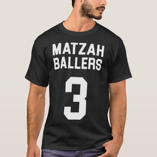 Matzah Ballers Jersey (Niemand wil deze Noah) T-shirt (Voorkant)