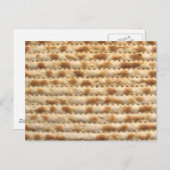 Matzah biscuit platbrood briefkaart (Voorkant / Achterkant)