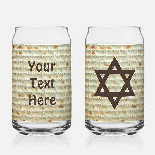 Matzah Blikvorm Glas (Achterkant)