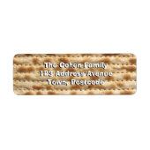 Matzah Etiket (Voorkant)