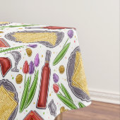 Matzah Flatbrood en wijn Tafelkleed (Voorbeeld)