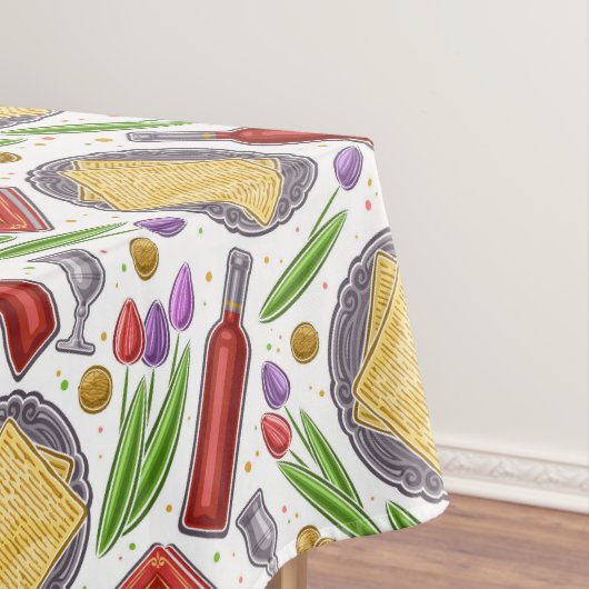 Matzah Flatbrood en wijn Tafelkleed (Voorbeeld)