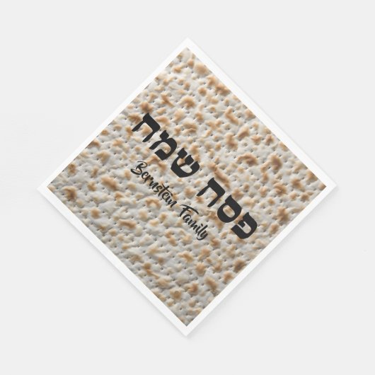 Matzah Hebreeuws Happay Pascha servetten (Hoek)