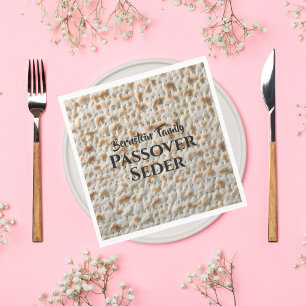 Matzah Jewish Family Passover Seder Servet